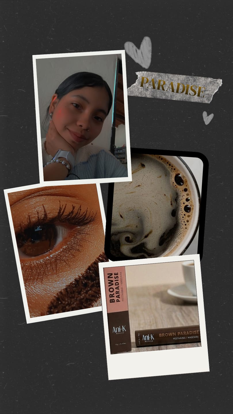 Customer photo review of Pestañina Café Brown Paradise a Prueba de Agua