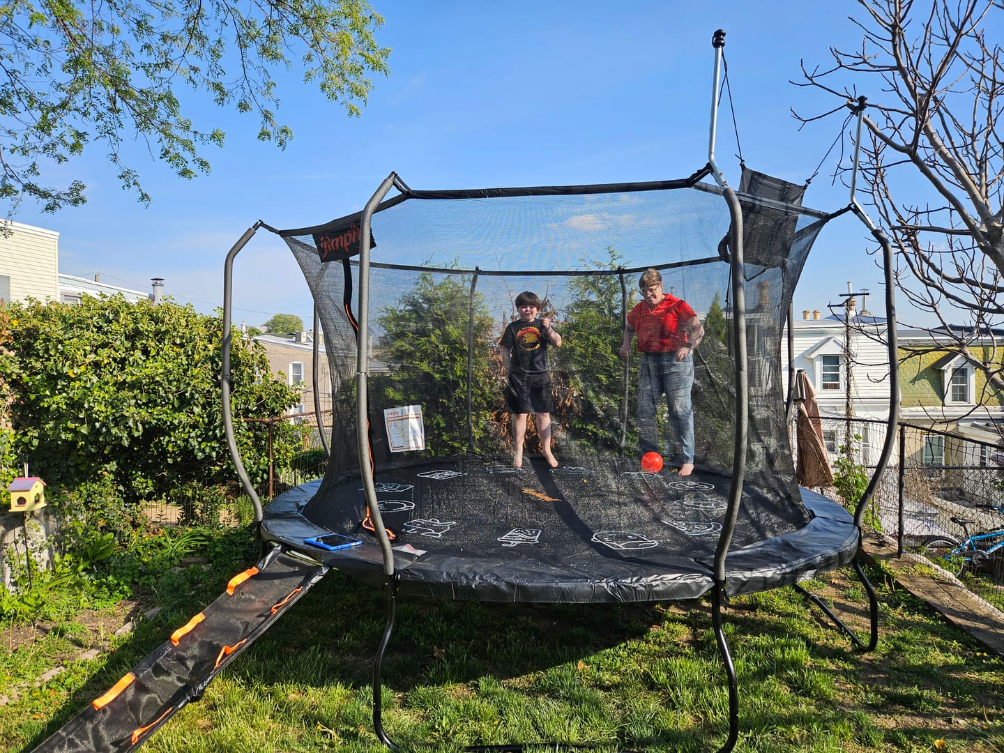 Customer photo review of Trampoline & Tent Bundle