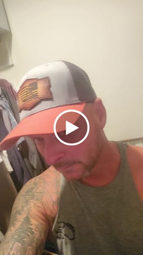 Customer video review of DyeCharm Custom Leather Patch Hats