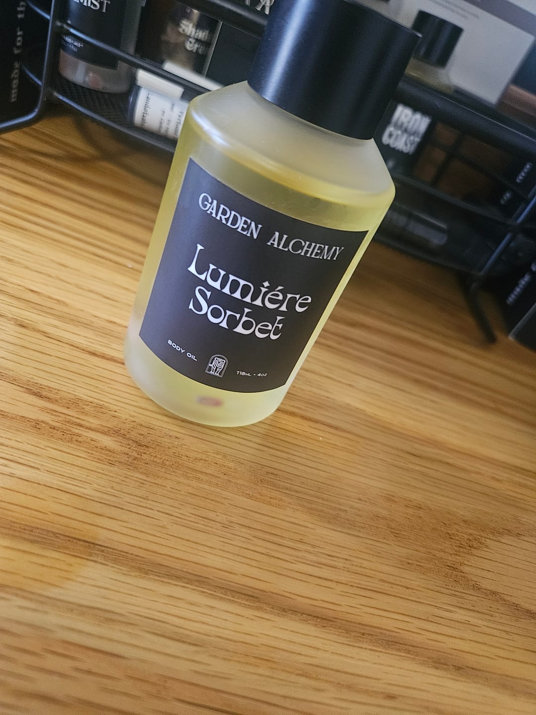 Customer photo review of LUMIERE SORBET BODY OIL