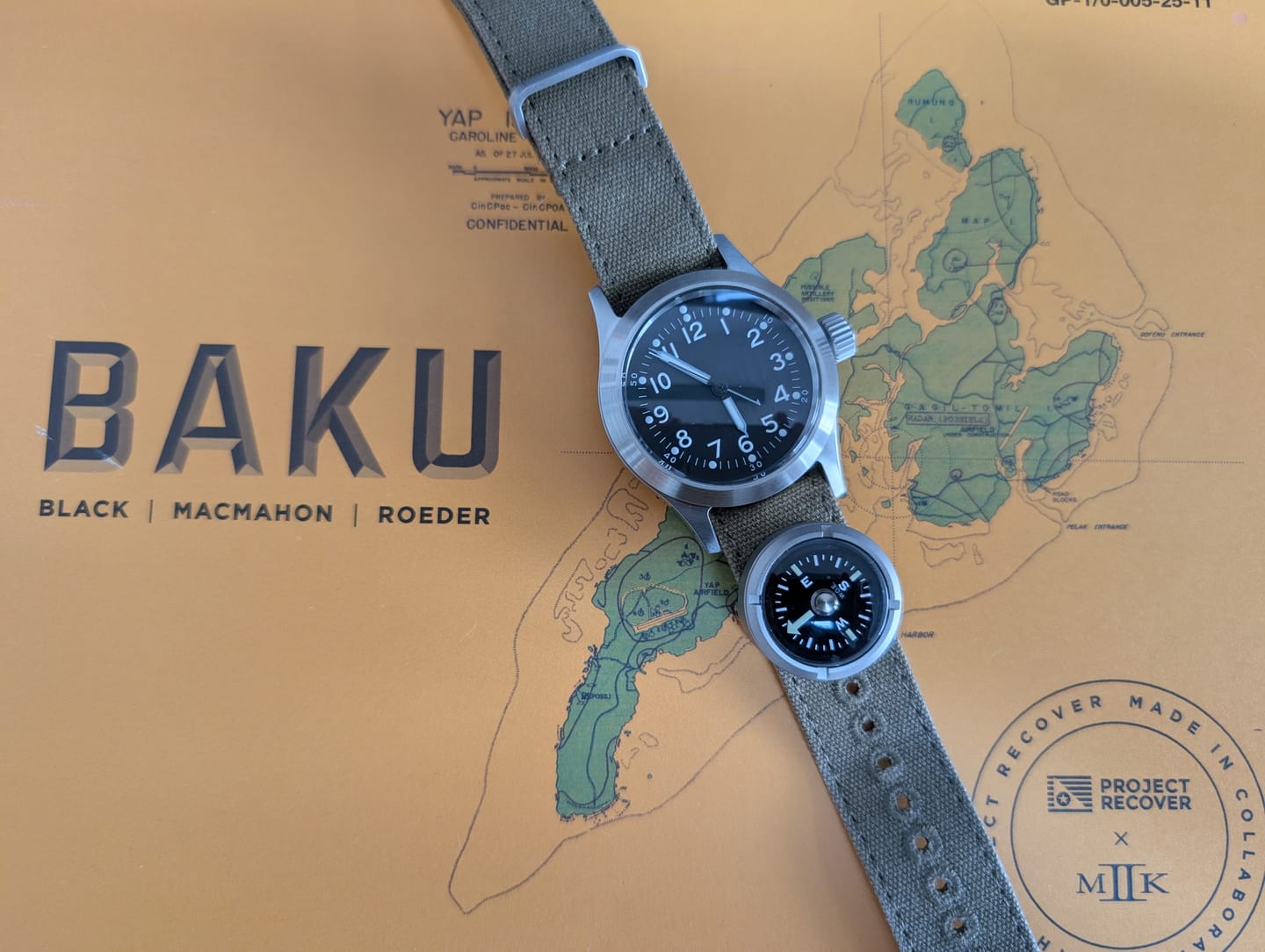 Customer photo review of W.O.E. Submersible Wrist Compass 2.0