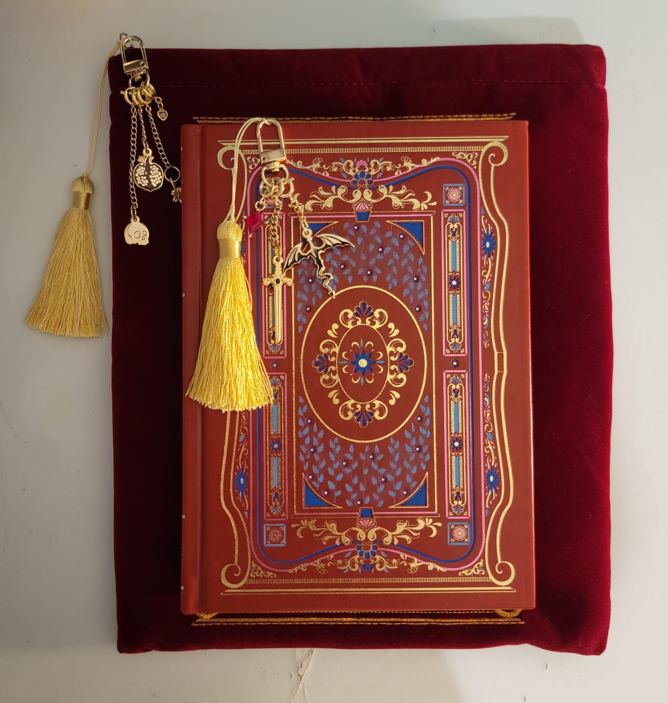 Customer photo review of Literati Journal - Crimson Red