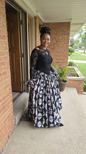 Customer photo review of Dunni Ball dress