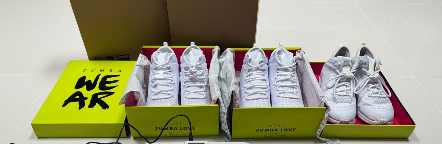 Customer photo review of Zumba Air Funk - White