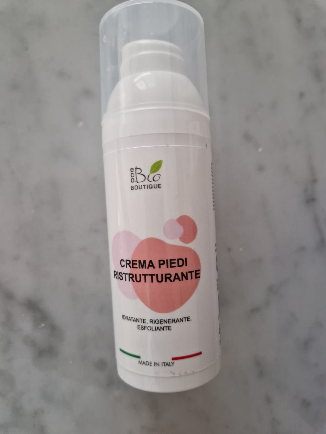 Customer photo review of Crema Piedi Ristrutturante
