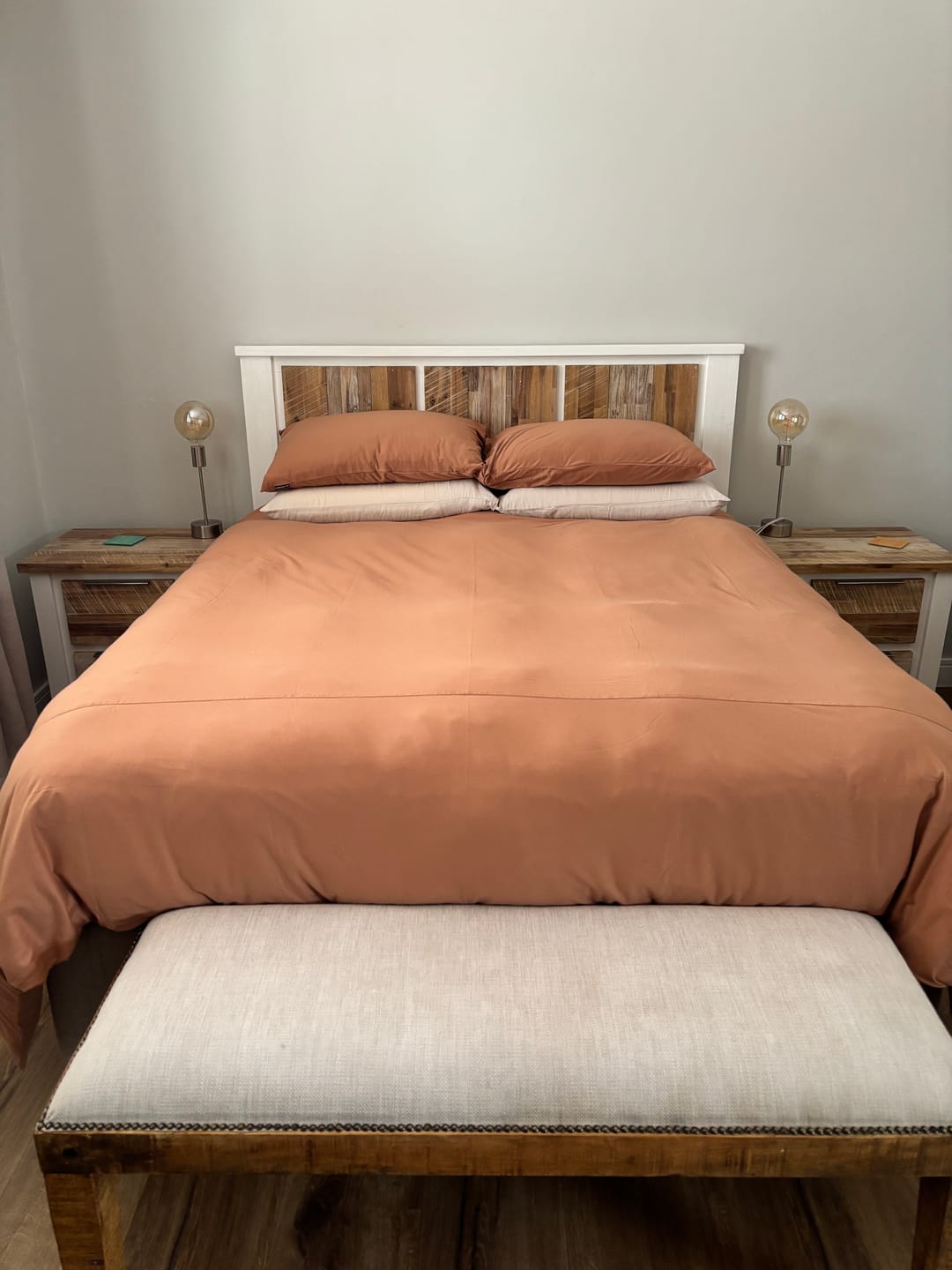 Customer photo review of Duvet Cover Set - Terracotta