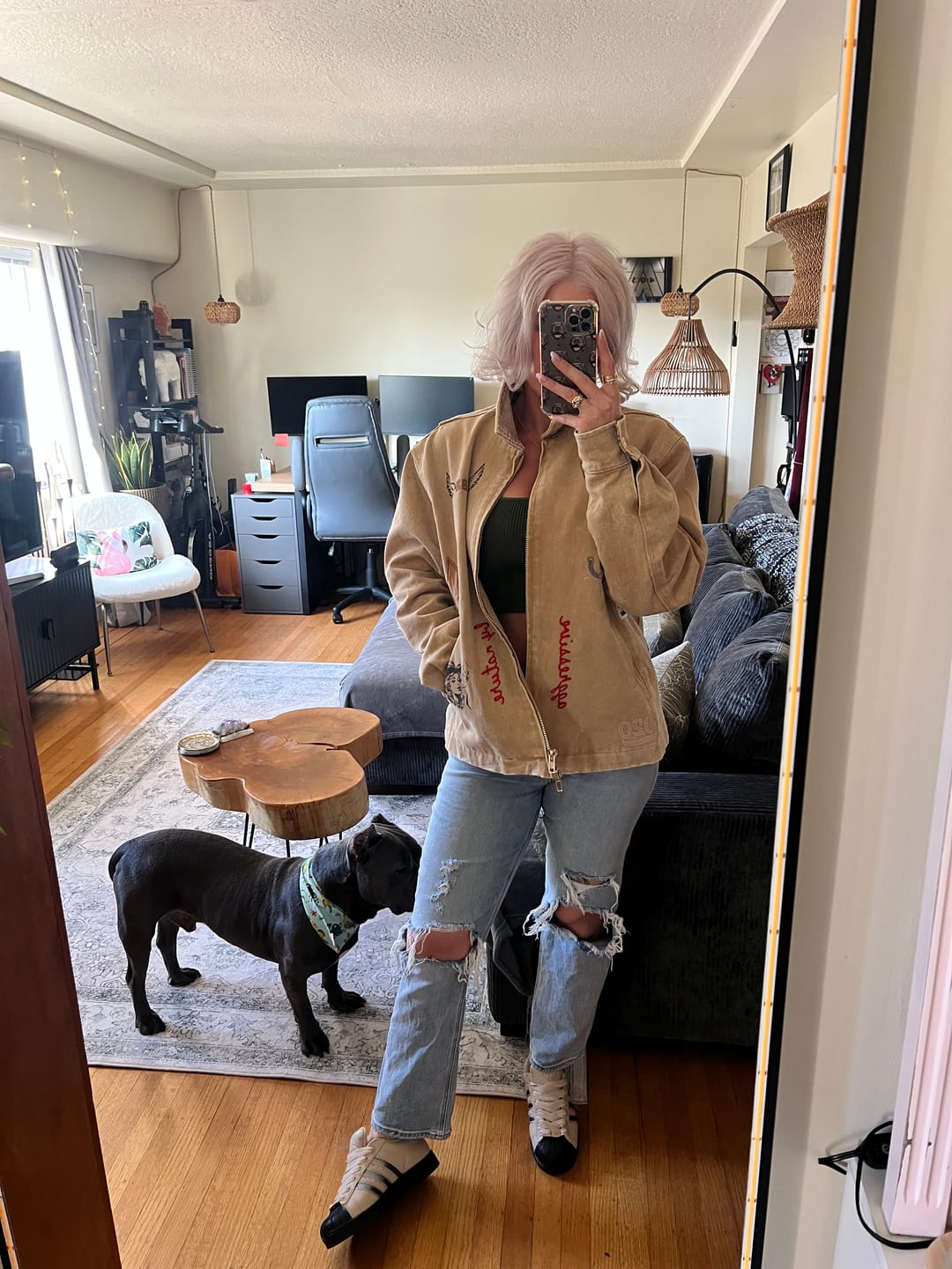 Customer photo review of ACES BARN JACKET