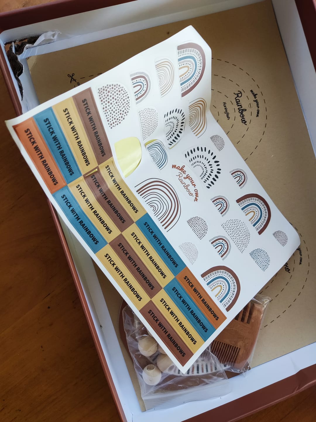 Customer photo review of ערכת מקרמה - RAINBOW