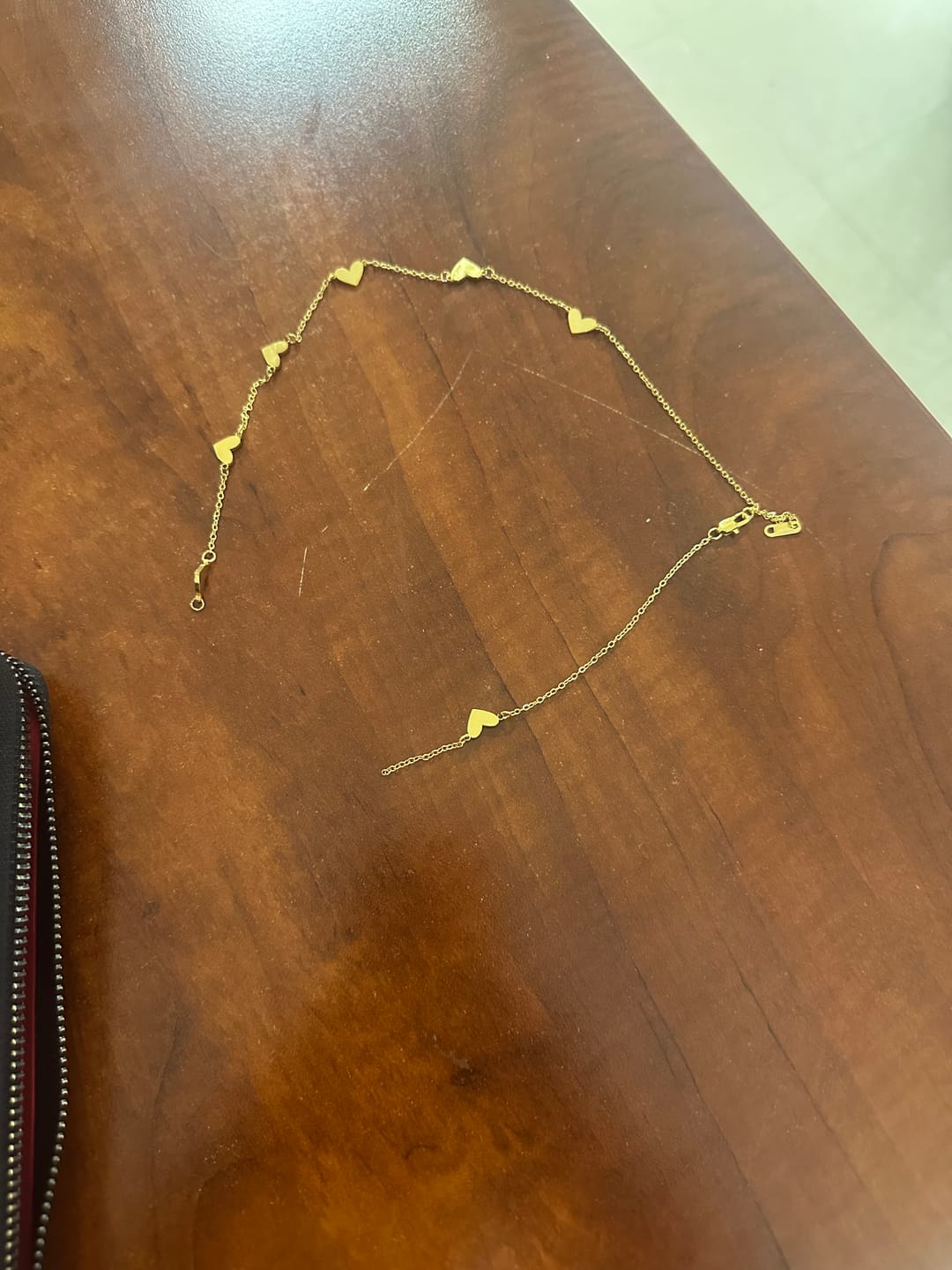 Customer photo review of The Hearts Necklace