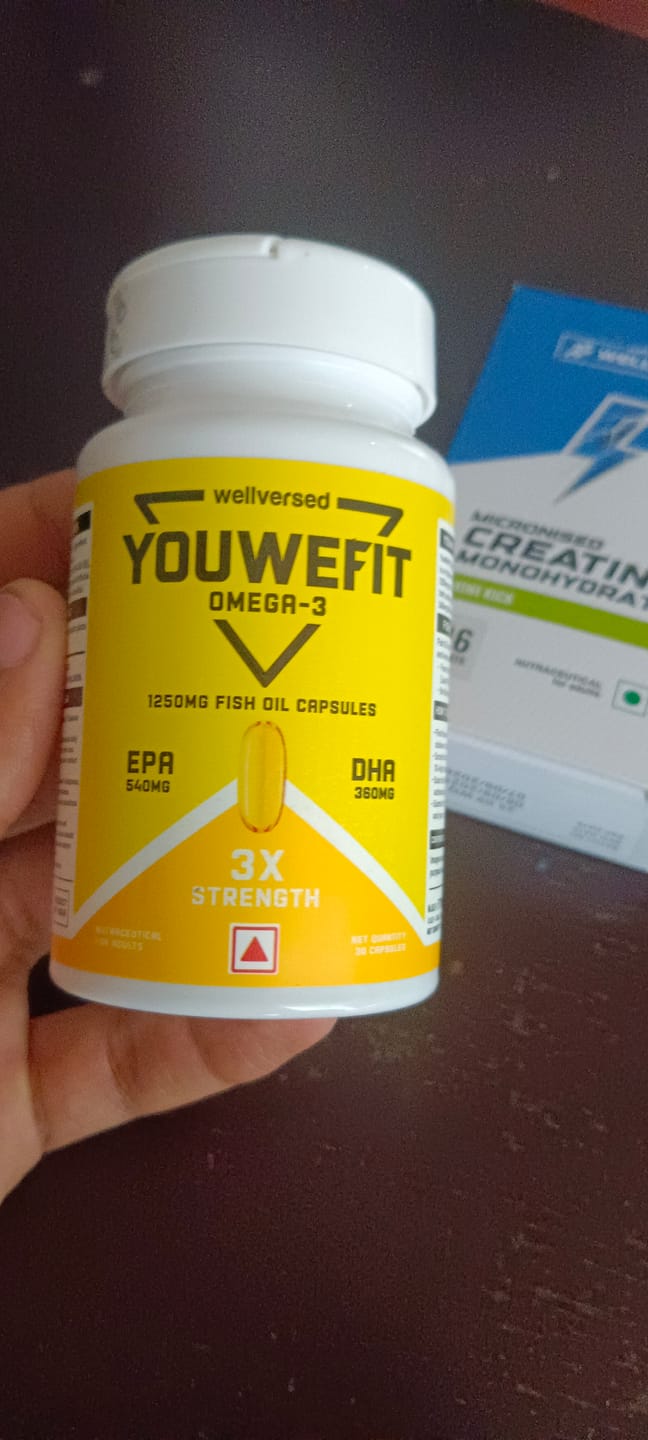 Customer photo review of YouWeFit Omega-3 Fish Oil (30 Capsules), 1250mg