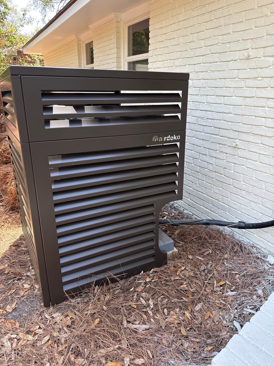 Customer photo review of Central AC Cover - Bronze