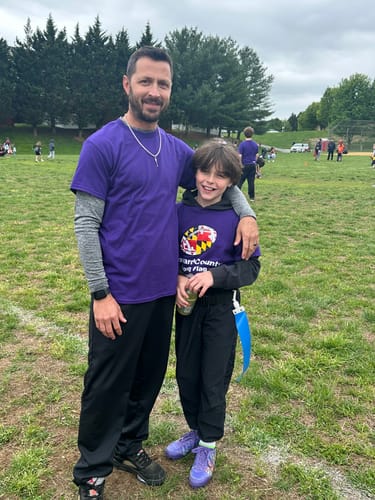 Customer photo review of Scooby-Doo 'Unmasked' Purple Youth Football Cleats - Velocity 3.0 by Phenom Elite