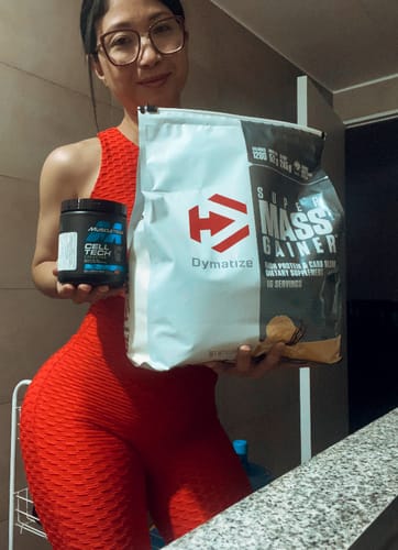 Customer photo review of Dymatize Super Mass Gainer Ganador de Masa 12 Lb