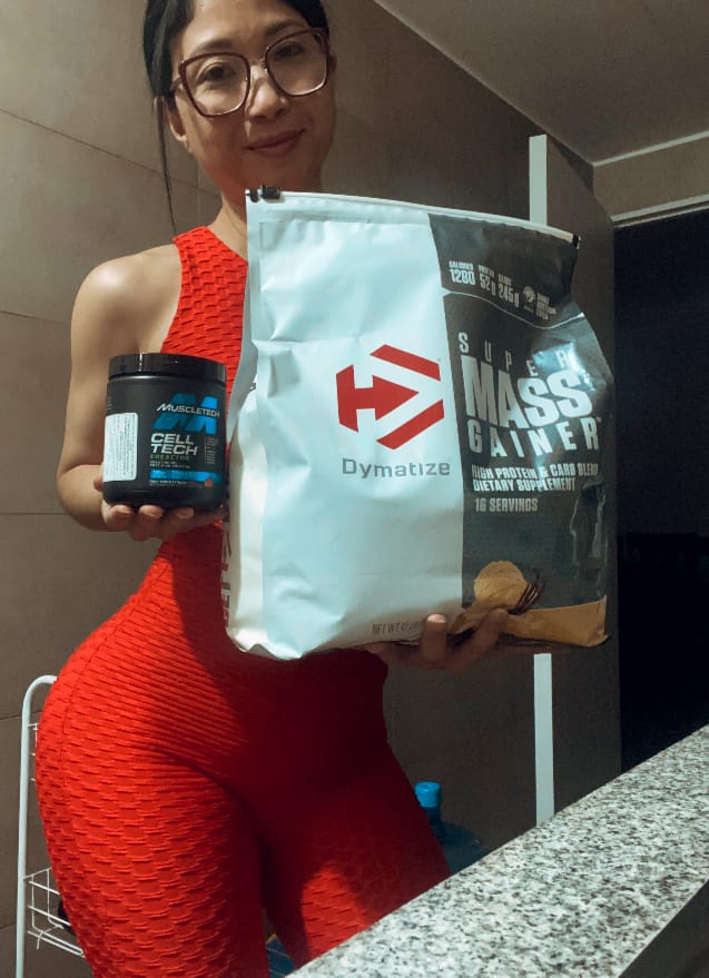 Customer photo review of Dymatize Super Mass Gainer Ganador de Masa 12 Lb