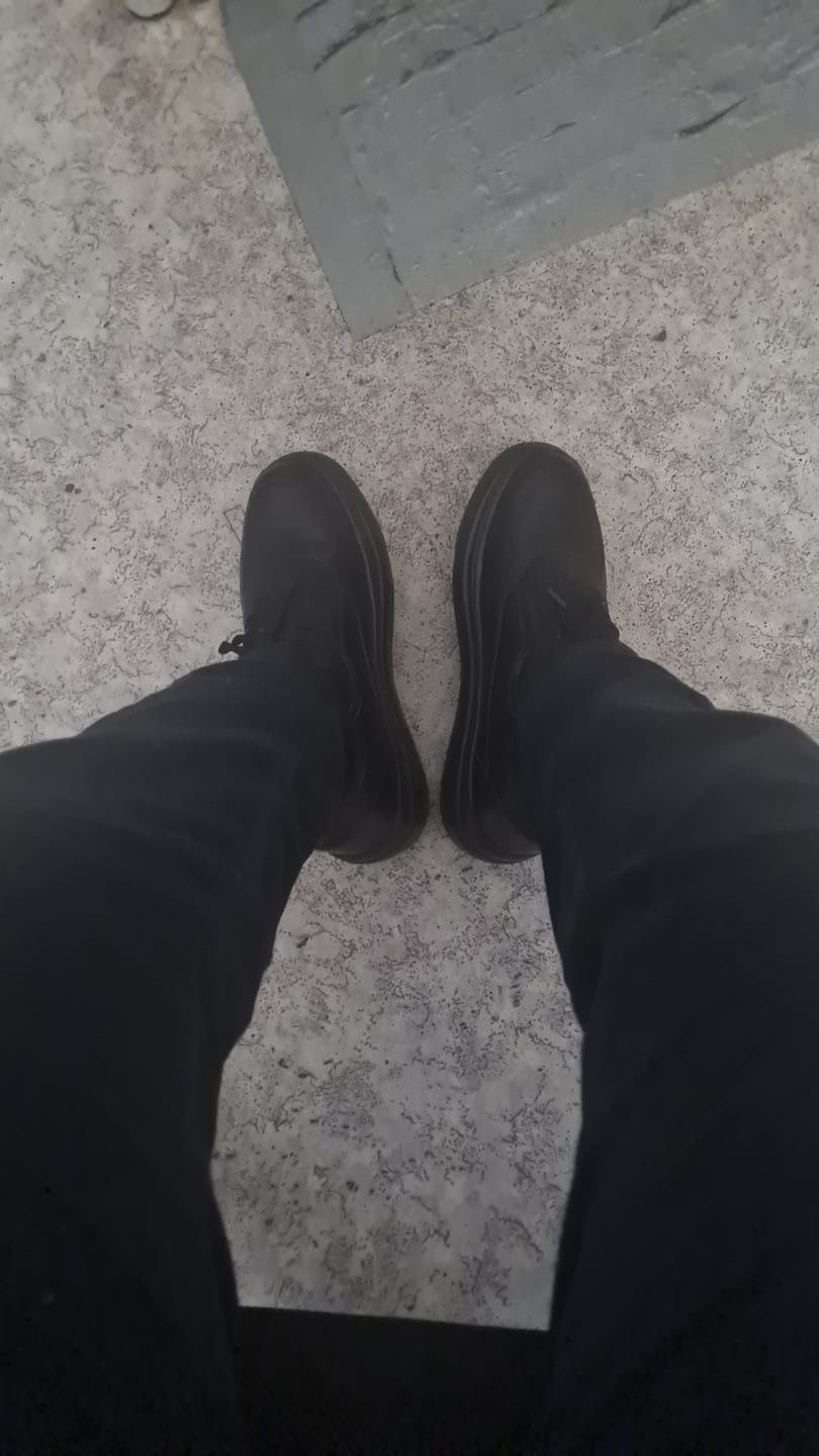 Customer photo review of ELEVATESHOES CASUAL ALL BLACK