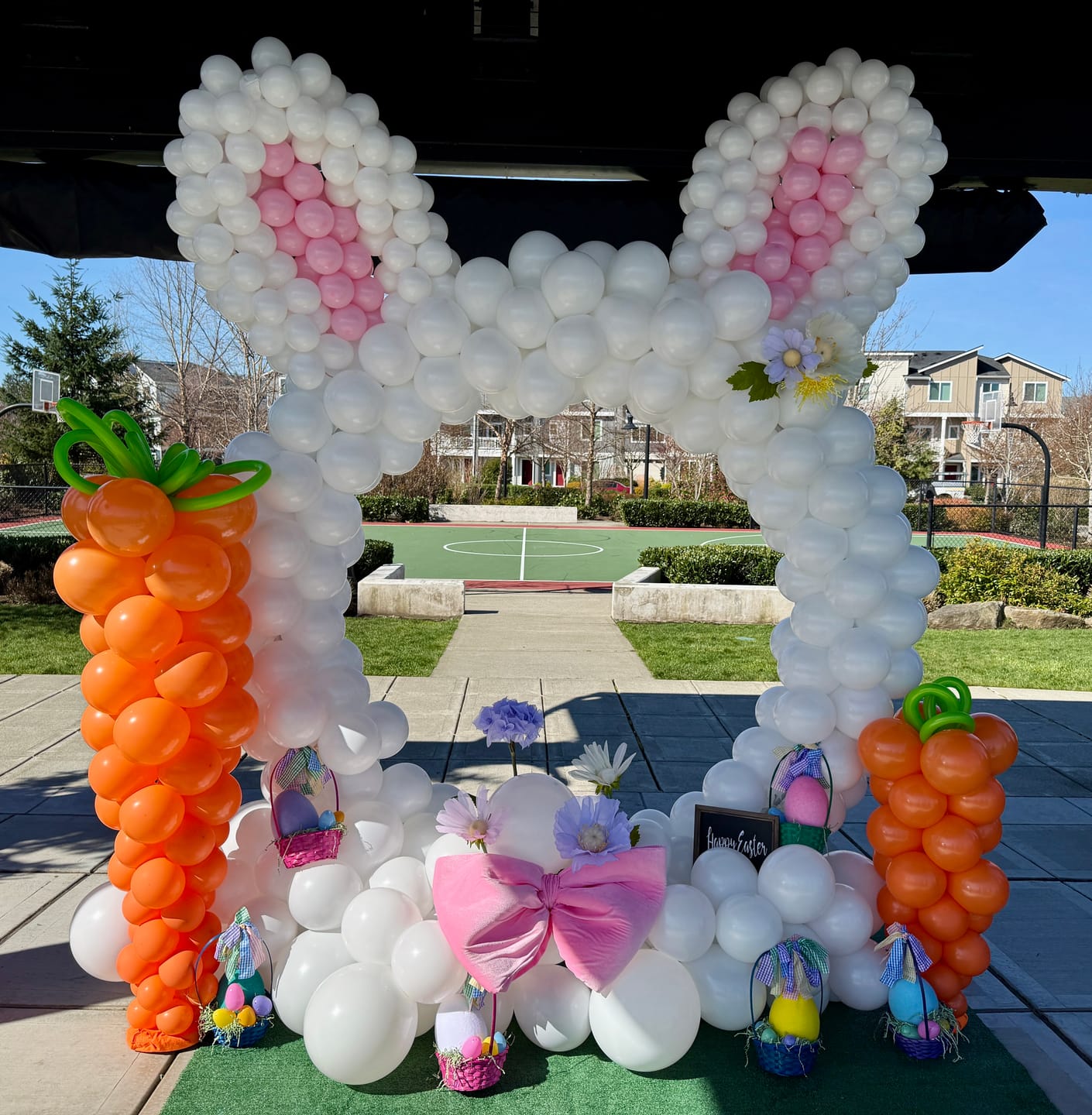 Customer photo review of 6ft 6.5ft Aluminum Alloy tube Round Circle Backdrop Stand For Wedding Birthday Baby Shower