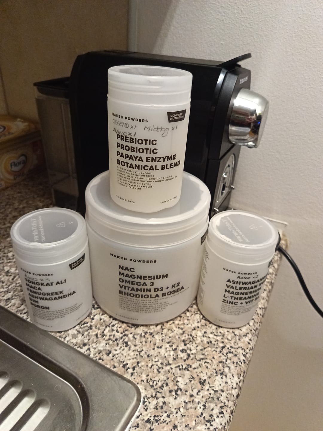 Customer photo review of NAC, Magnesium, Omega 3, Vit D3 + K2, Rhodiola Rosea - 30 daily packs