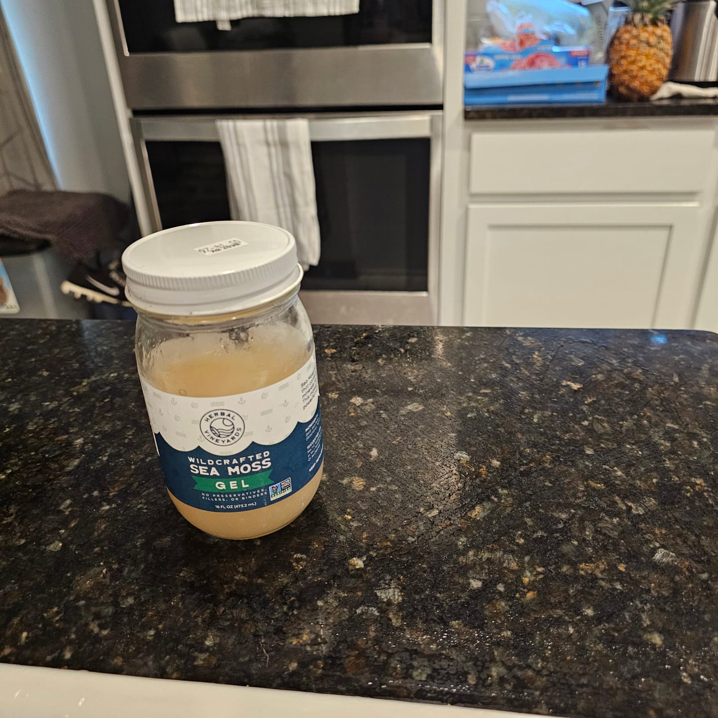 Customer photo review of EXCLUSIVE GOLD SEA MOSS GEL
