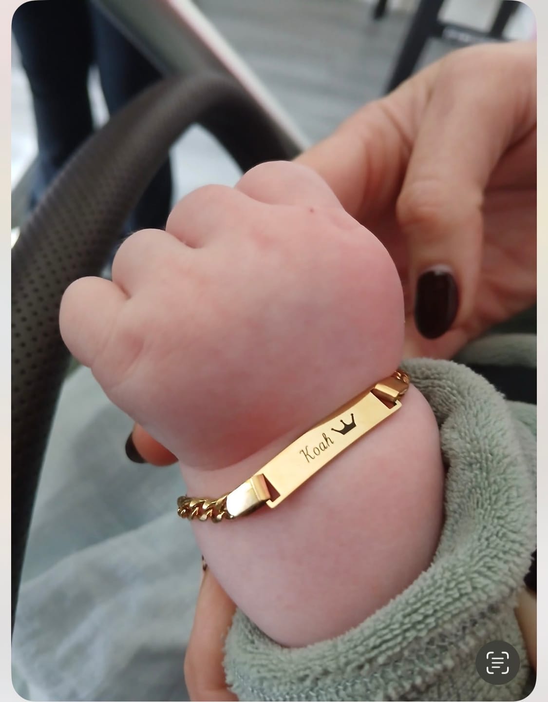 Customer photo review of Infant Bracelet