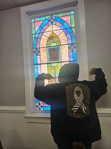 Customer photo review of Rare Disease - Round 15 (Unisex Heavy Blend Zip Hoodie | Gildan)