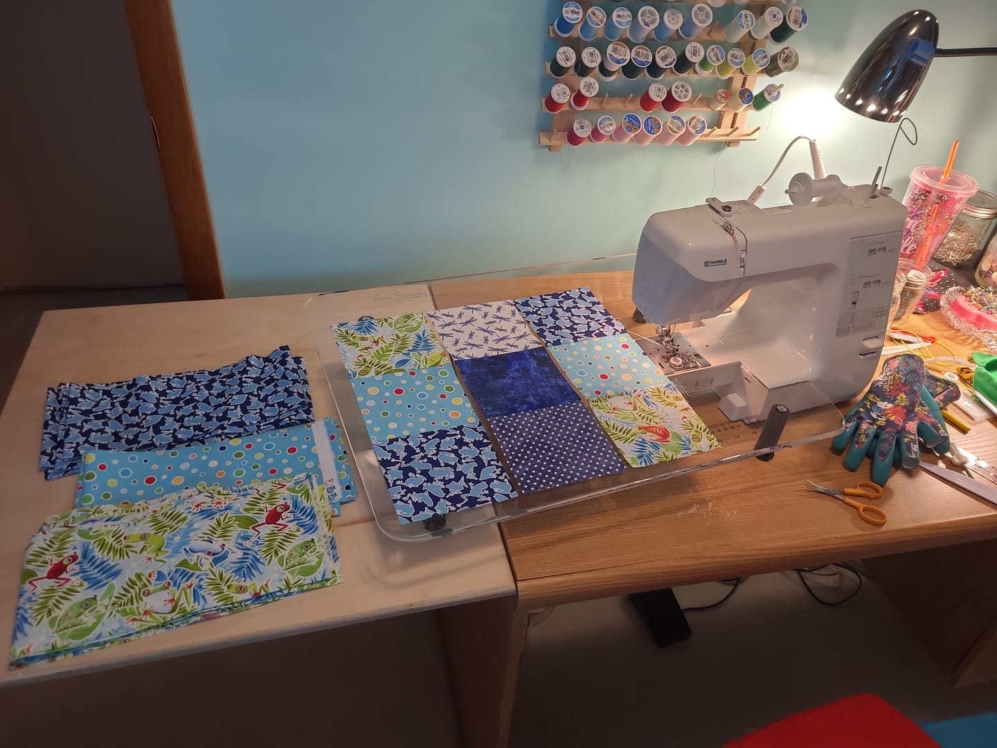 Customer photo review of Sew Steady Sewing Machine Extension Table