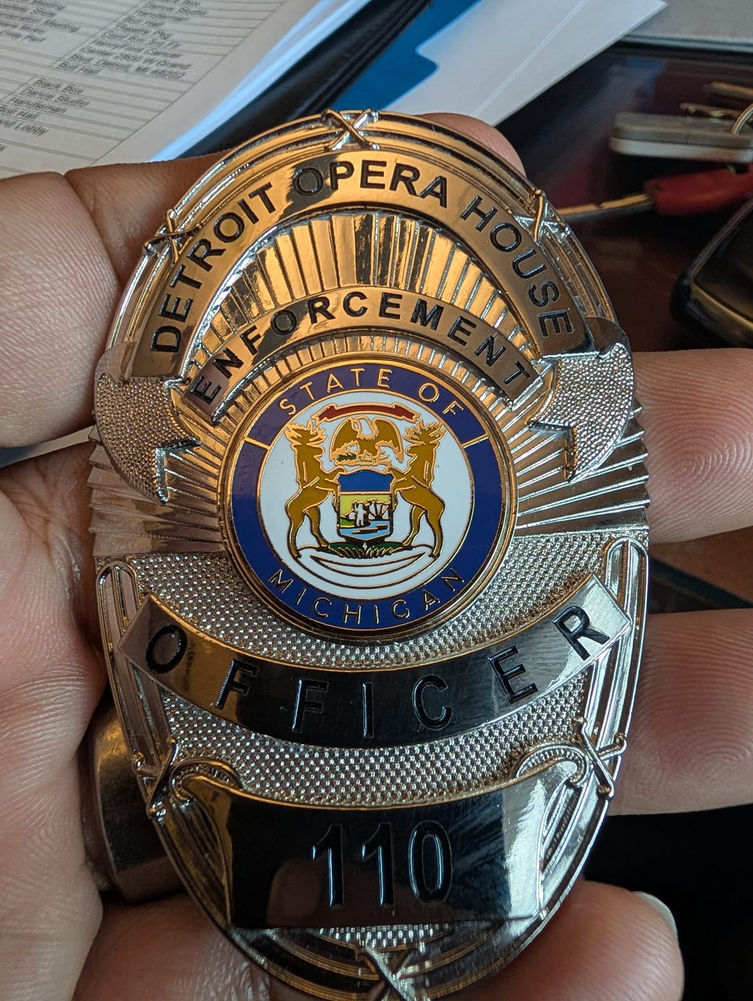 Customer photo review of Customizable Badge BA03