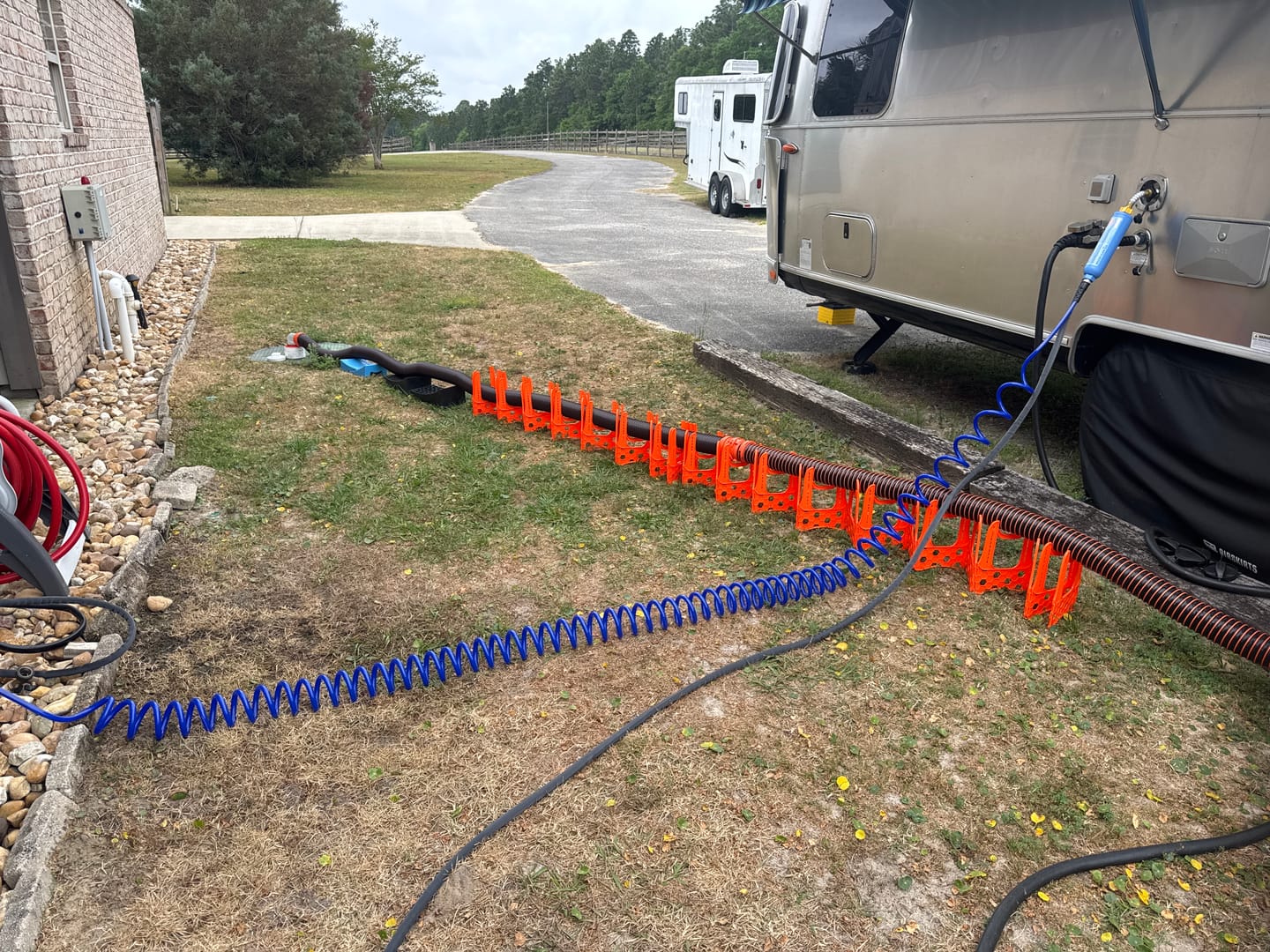 Customer photo review of RV Water Hose with AIR GEAR Storage Bag