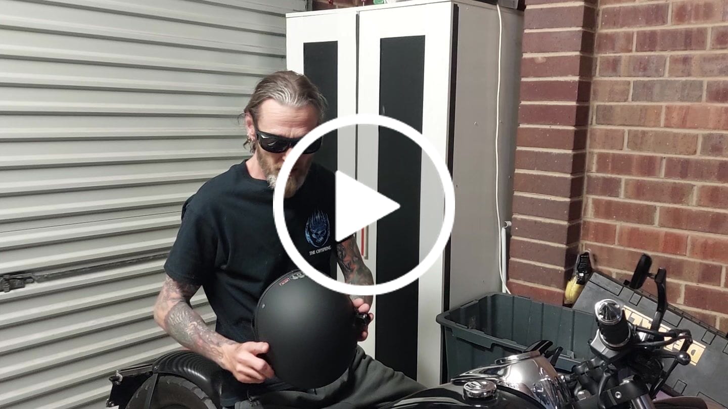 Customer video review of Lightweight SOA Style DOT Beanie Helmet / Matte Black