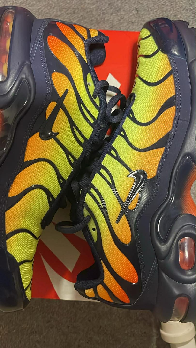 Customer photo review of Nike Air Max Plus TN GS Lemon Venom