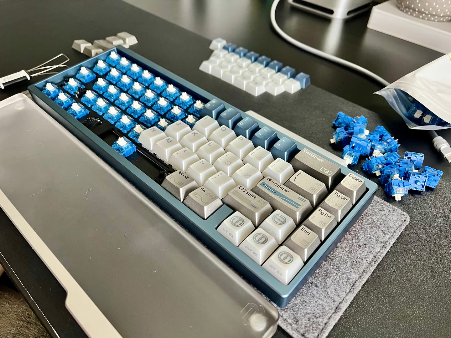 Customer photo review of Sillyworks X HMX Waverider V2 Tactile Switch FACTORY LUBED (10PCS)