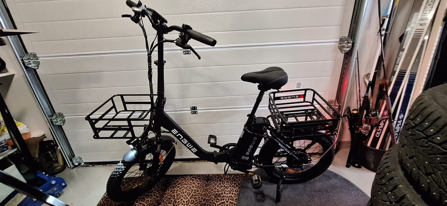 Customer photo review of Engwe L20 SE 250W 20" Foldable Electric Bike 561Wh Trekking Bike Step-through E-bike 36V 15.6Ah Battery
