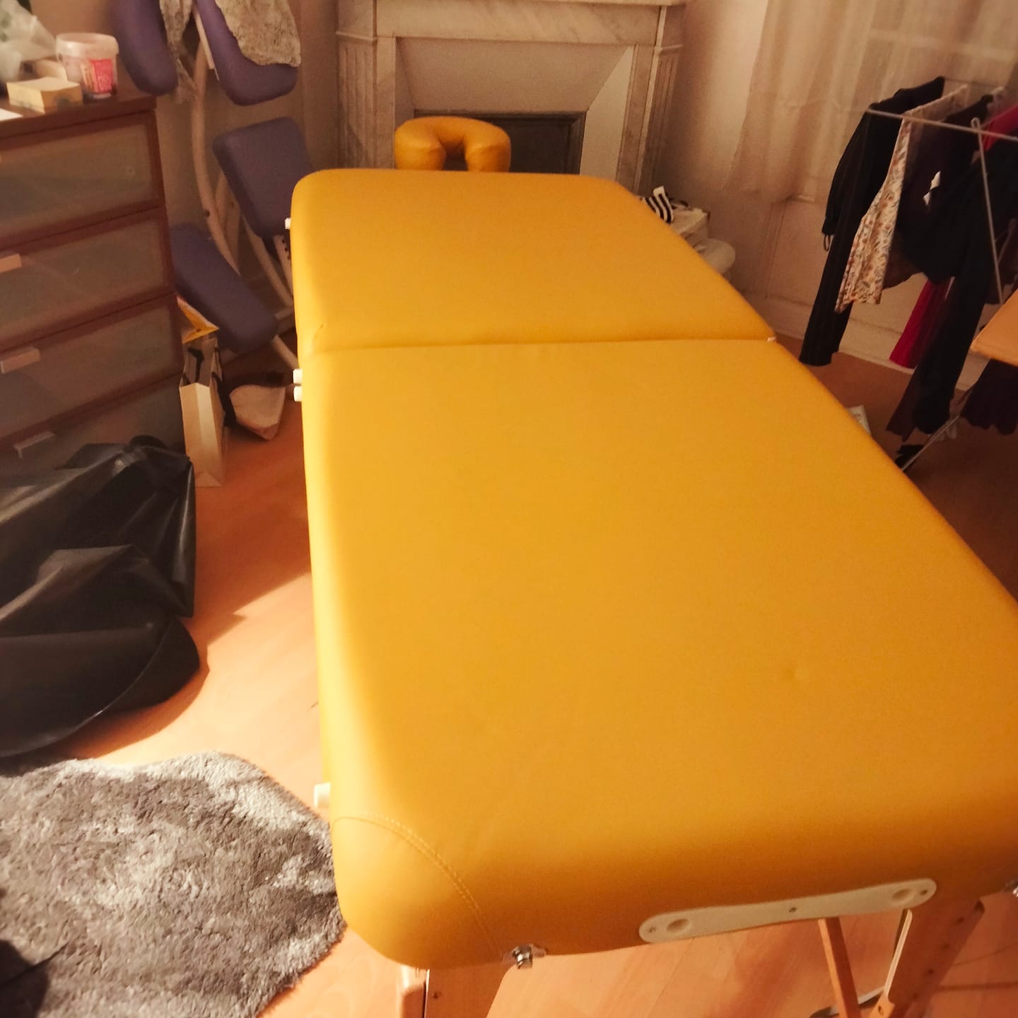 Customer photo review of Massageliege Zen Round Corner
