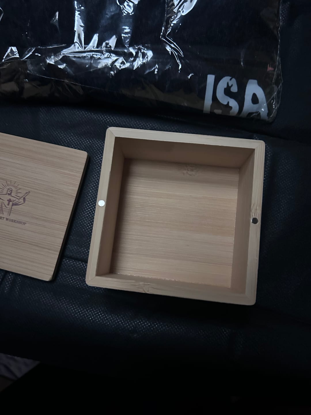 Customer photo review of Christianartworkshop Sacred Rosary Wood Gift Box