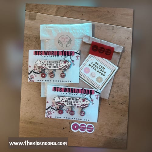 Customer photo review of (PREORDER) BTS 2026 Tour Pin