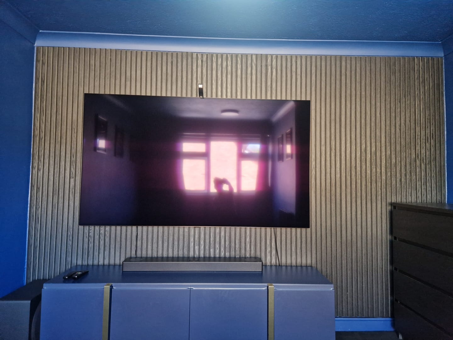 Customer photo review of Premium Acoustic Wall Panels - Black
