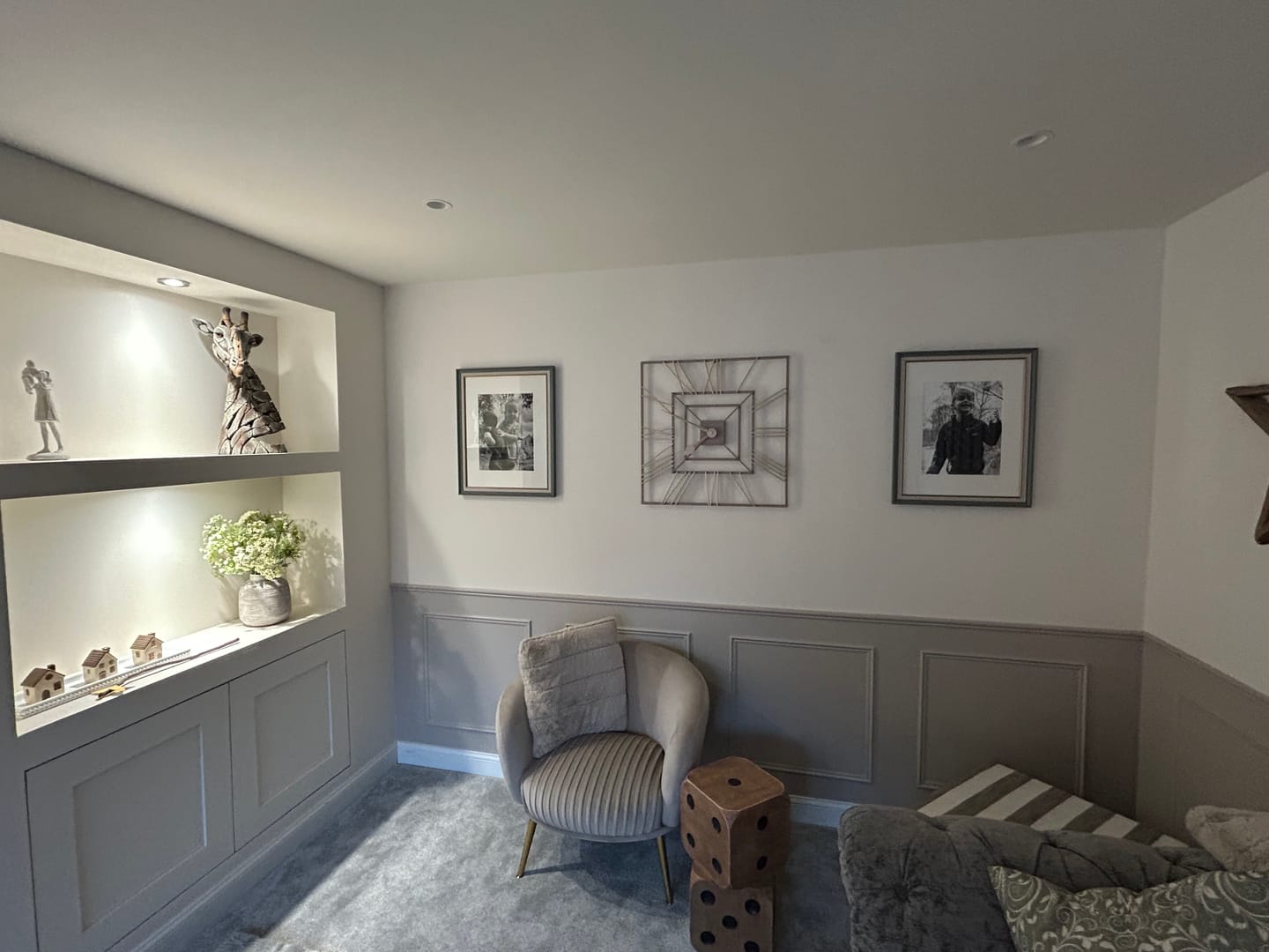 Customer photo review of Thomas Kent London. Summer House Outdoor/Indoor Wall Clock Square Taupe