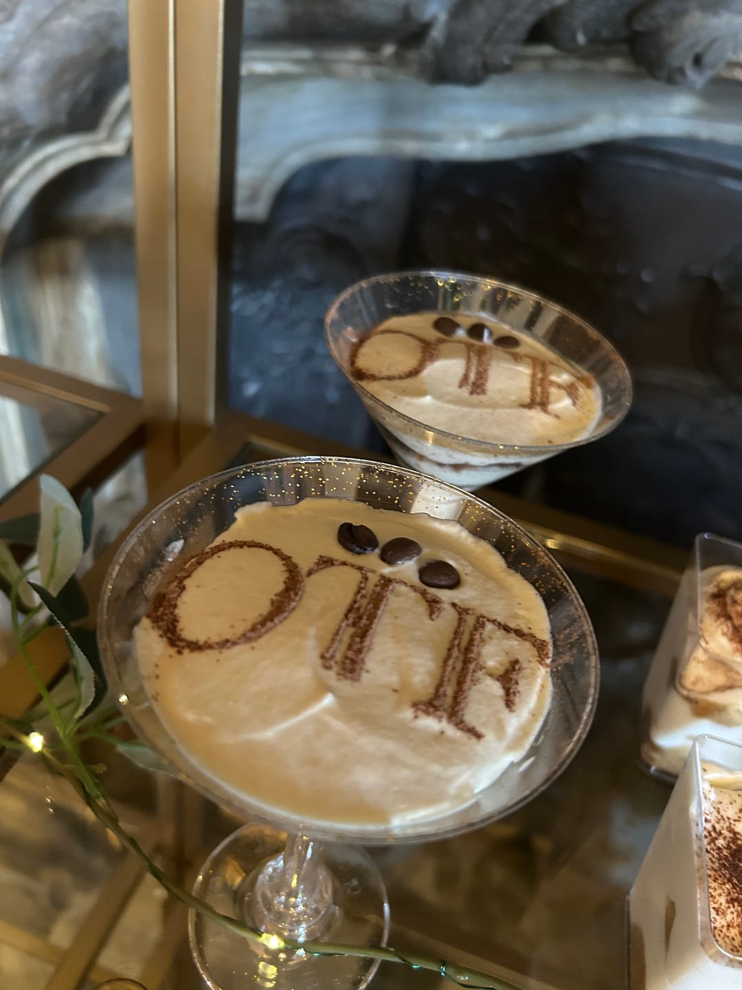 Customer photo review of Personalised Laser Cut Acrylic Baking/ Beverage / Coffee Stencil