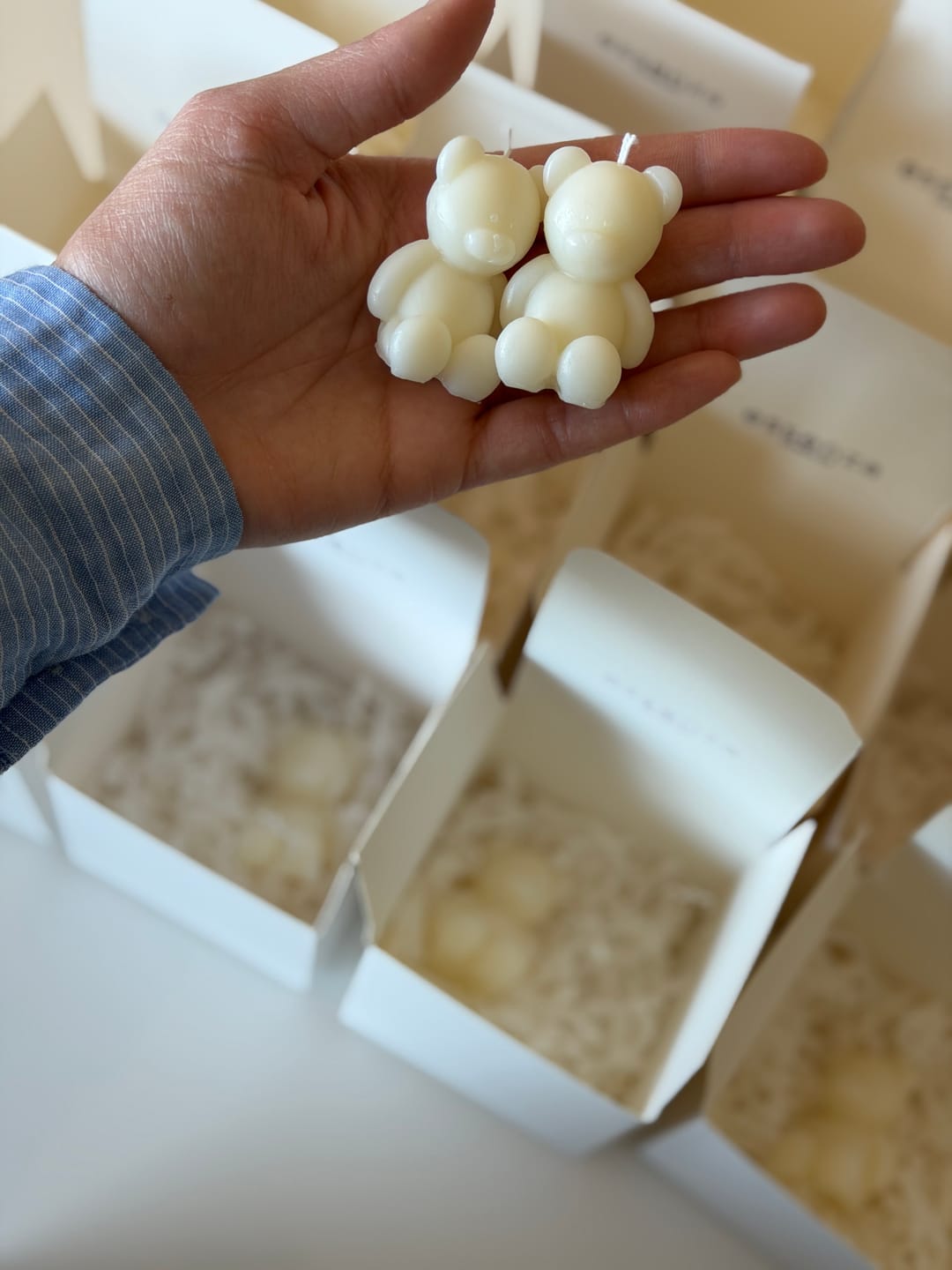 Customer photo review of MECHAS PARA VELAS SIN ENCERAR