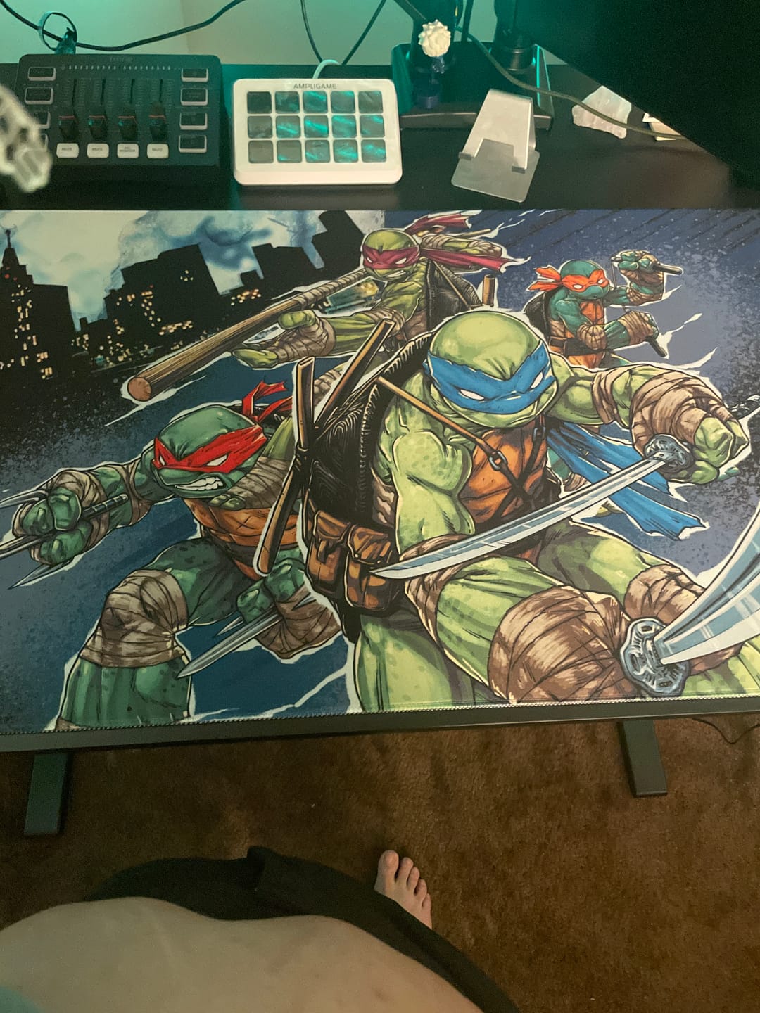 Customer photo review of Oni Deskpad - Teenage Mutant Ninja Turtles