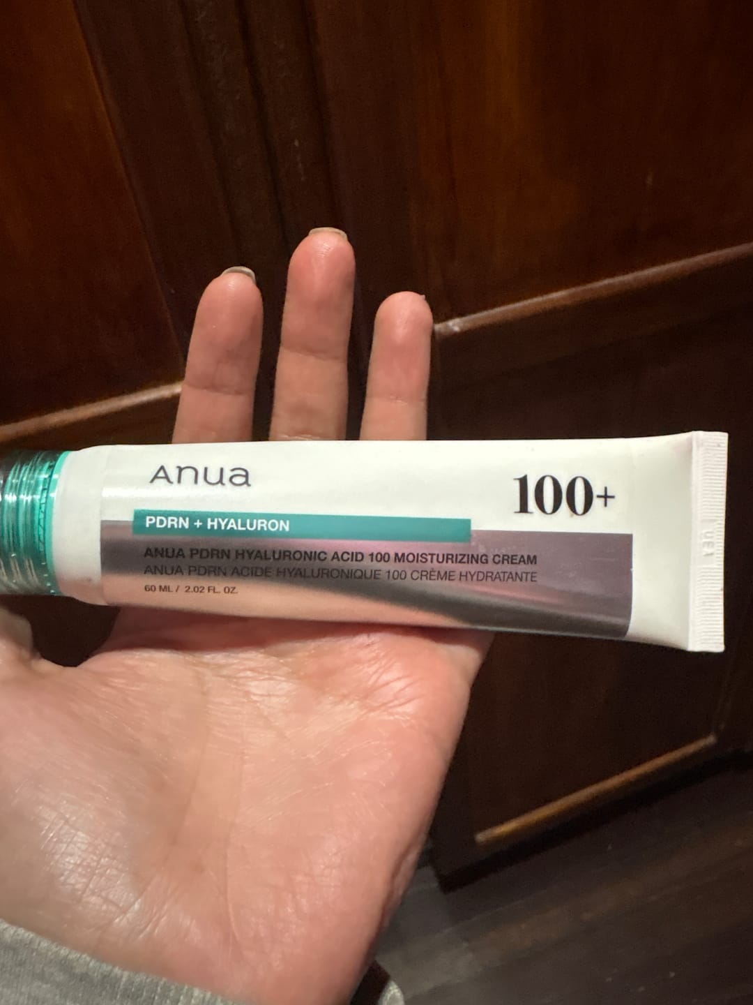 Customer photo review of PDRN Hyaluronic Acid 100 Moisturizing Cream