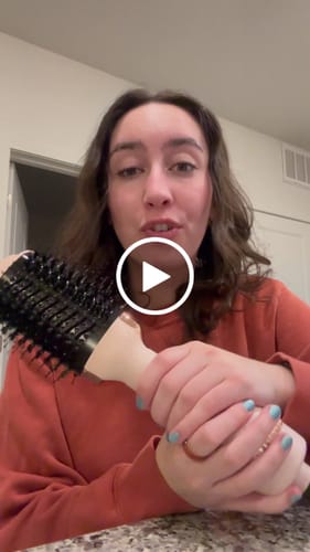 Customer video review of Infrared Seabreeze 3" Blowout Brush – Round Brush Dryer