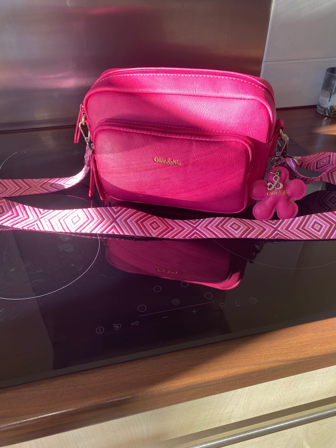 Customer photo review of Doyle Crossbody - Fuchsia