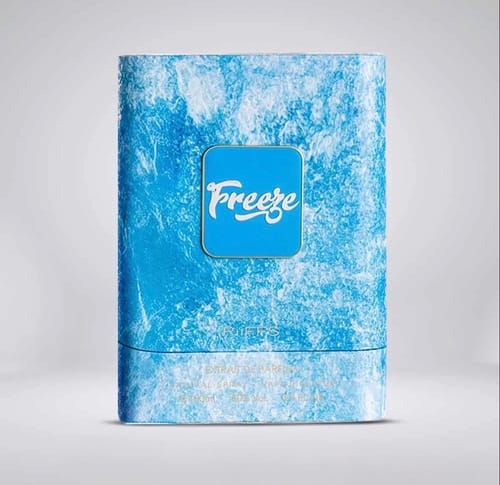 Reseña con foto de un cliente sobre Perfume Riiffs FREEZE 100ML XDP