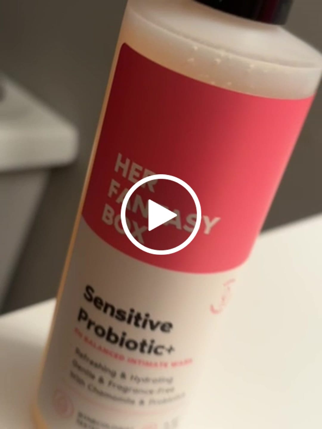 Customer video review of Sensitive Probiotic+ pH Balanced Feminine Wash