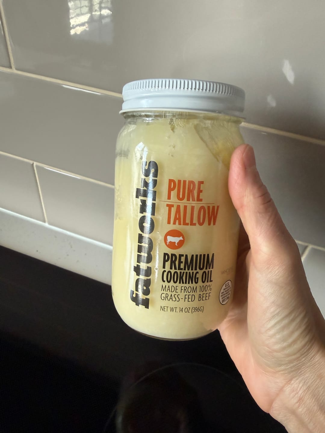 Customer photo review of Grass Fed Beef Tallow (14 oz)