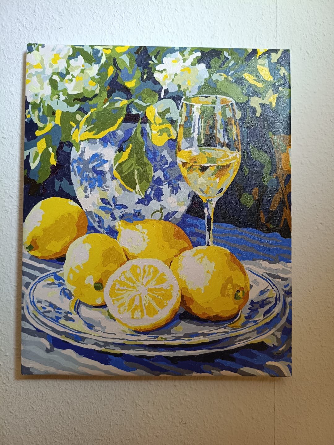 Customer photo review of Malen nach Zahlen - Zitrone und Wein