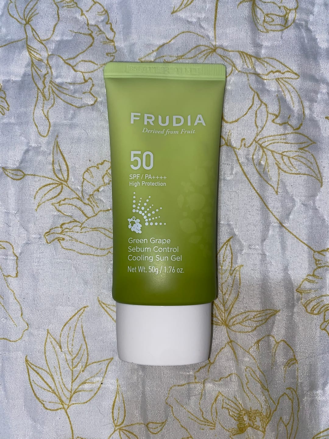 Customer photo review of Frudia Green Grape Sebum Control Sun Gel SPF50+/ PA++++