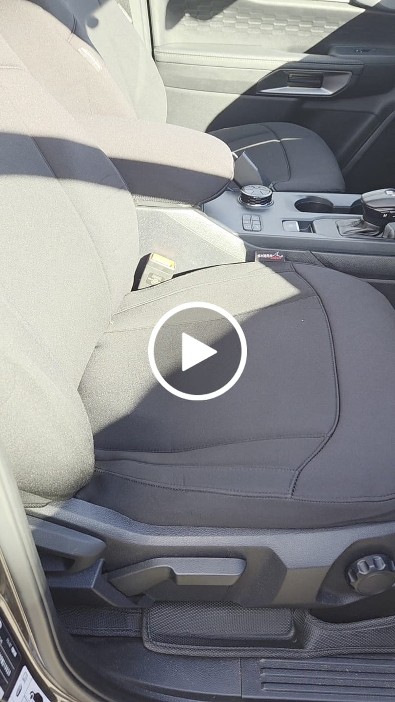 Customer video review of Sharkskin PLUS Neoprene Seat Covers for Ford RANGER NEXT-GEN XL / XLS