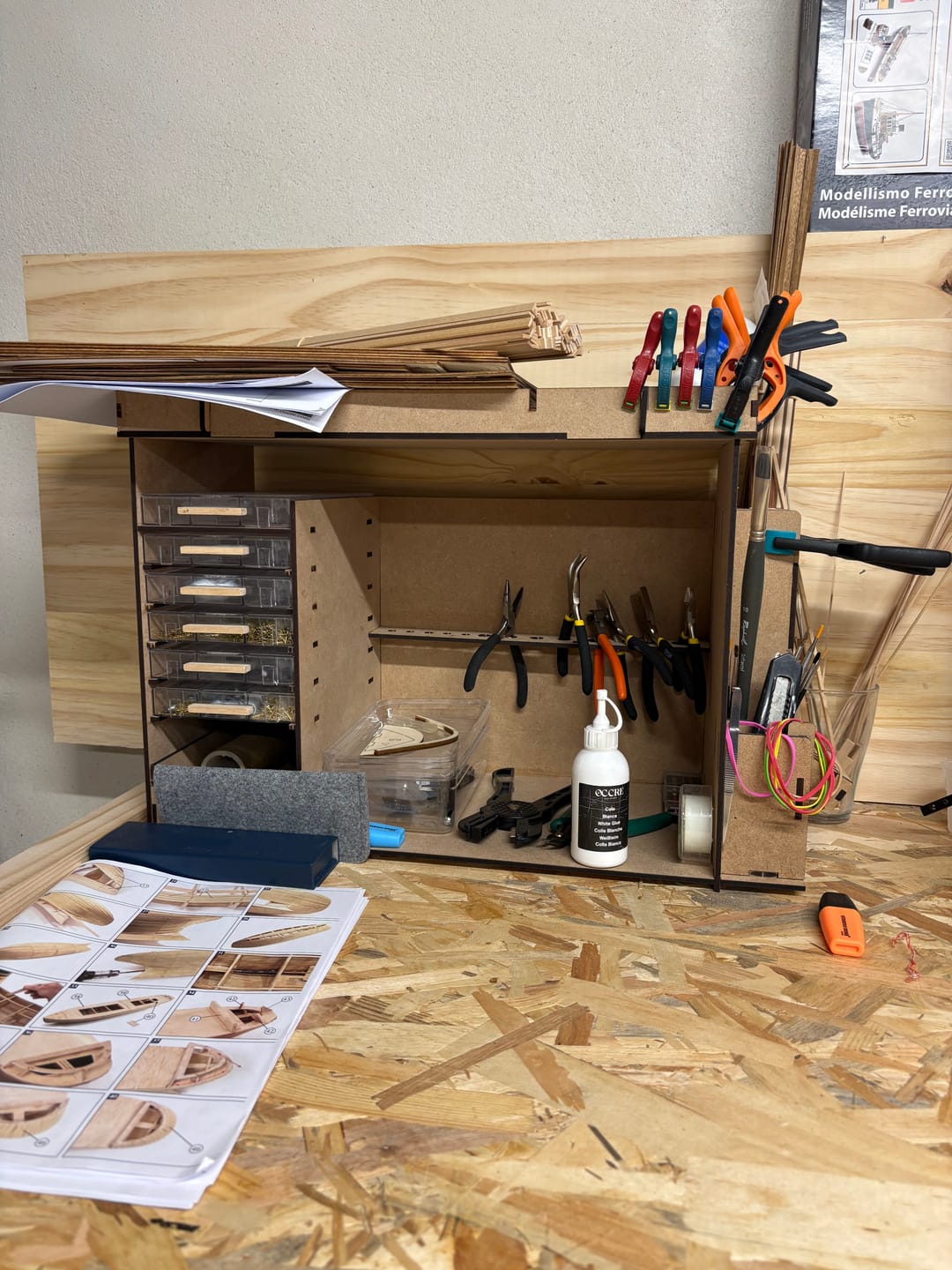 Customer photo review of Mueble taller organizador