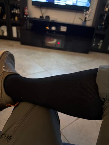 Customer photo review of Performance Eucalyptus Compression Socks